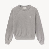 ETERNE - Shrunken Raglan Sweatshirt Heather Grey