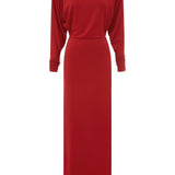 Posse - SIENNA L/S DRESS - CRIMSON