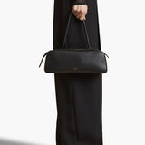 Khaite - Simona Shoulder Bag in Black Leather