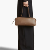 Khaite - Simona Shoulder Bag in Cedar Leather