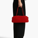 Khaite - Simona Shoulder Bag in Rebel Suede