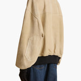 Khaite - Spence Jacket in Sand Suede