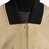 Khaite - Spence Jacket in Sand Suede