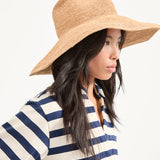 Veronica Beard - Waverly Wide Brimmed Raffia Straw Hat