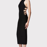 Herve Leger - BANDAGE MIDI DRESS W/ STRAPPY HARDWARE