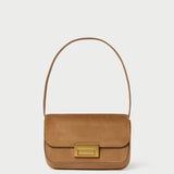 Roeffler Randall - Stefania Toffee Suede Baguette Bag