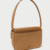 Roeffler Randall - Stefania Toffee Suede Baguette Bag