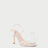 Loeffler Randall - Steph Cream Organza Rose Sandal