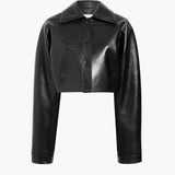 Khaite - Sue Jacket in Black Leather