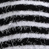 Khaite - Jules Cardigan in Black with Glaze Stripe