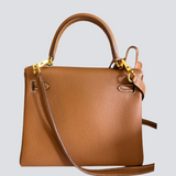 Hermès Kelly 25cm in Gold Togo Leather With Gold Hardware