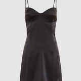 St. Agni - Soft Silk Cami Dress - Washed Black