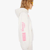 Mother - Cloney Pretty Pullover Hoodie - White