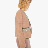 Mother - Alix Of Bohemia Pasha Shell And Gem Jacket - Pink Jute