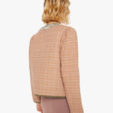 Mother - Alix Of Bohemia Pasha Shell And Gem Jacket - Pink Jute