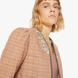 Mother - Alix Of Bohemia Pasha Shell And Gem Jacket - Pink Jute