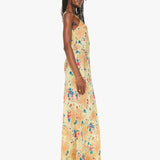 Mother - Alix Of Bohemia Adele Silk Dress - Yellow Lemon