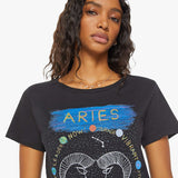 Mother - Unfortunate Portrait Aries Zodiac Tee - Black