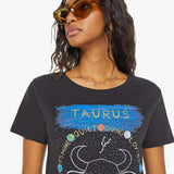 Mother - Unfortunate Portrait Taurus Zodiac Tee - Black