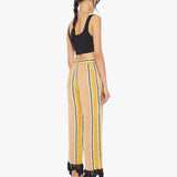 Mother - Alix Of Bohemia Collete Stripe Fringe Pant - Ivory Sun