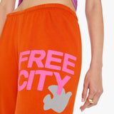 Mother - FREECITY Large Sweatpant - Orange Plant