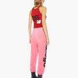 Mother - FREECITY LETSGO OG Superyumm Sweatpant - Pink Plant