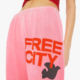 Mother - FREECITY LETSGO OG Superyumm Sweatpant - Pink Plant