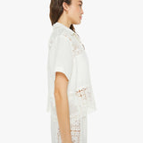 Mother - Alix Of Bohemia Stevie Picnic Eyelet Shirt - Ivory