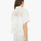 Mother - Alix Of Bohemia Stevie Picnic Eyelet Shirt - Ivory