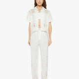 Mother - Alix Of Bohemia Stevie Picnic Eyelet Shirt - Ivory