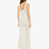 Mother - Alix Of Bohemia Adele Pearl Crochet Dress - Ivory