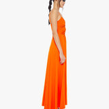 Mother - Maria Cher Francine Midi Dress - Orange