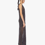 Mother - Maria Cher Olaya Tora Midi Dress - Charcoal