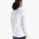 Mother - Velva Sheen Tubular Long Sleeve Henley Tee - White