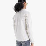 Mother - Velva Sheen Tubular Long Sleeve Henley Tee - Oatmeal