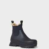 Roeffler Randall - Tara Black Shearling-Lined Boot