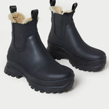 Roeffler Randall - Tara Black Shearling-Lined Boot