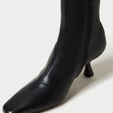 Roeffler Randall - Thandy Black Curved Heel Bootie