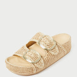 Roeffler Randall - Theo Natural Straw Footbed Sandal