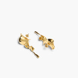 Khaite - Tidal Earrings in Gold