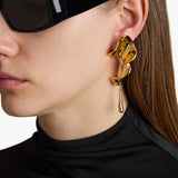 Khaite - Tidal Earrings in Gold