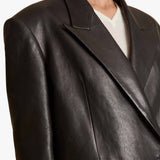 Khaite - Tonni Blazer in Black Leather