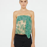 Christopher Esber - Floating Lace Strapless Top