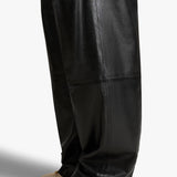 Khaite - Trenton Pant in Black Leather