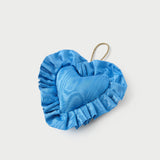 Roeffler Randall - LR x Tara Roma Blue Ruffle Heart Ornament