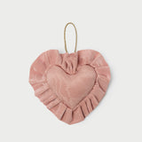 Roeffler Randall - LR x Tara Roma Blush Ruffle Heart Ornament