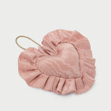 Roeffler Randall - LR x Tara Roma Blush Ruffle Heart Ornament