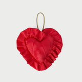 Roeffler Randall - LR x Tara Roma Red Ruffle Heart Ornament