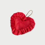 Roeffler Randall - LR x Tara Roma Red Ruffle Heart Ornament