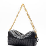 Elleme - Trousse Chain Woven Leather Black